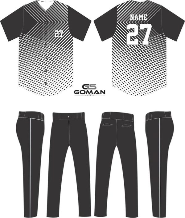 Custom baseball uniform