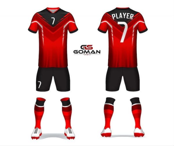 Custom soccer uniform